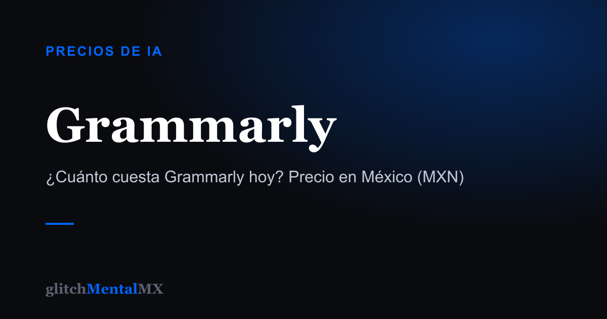 Grammarly — Precios de IA