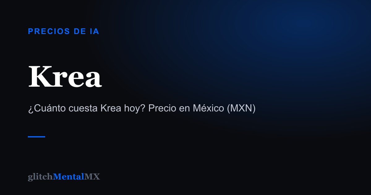 Krea — Precios de IA