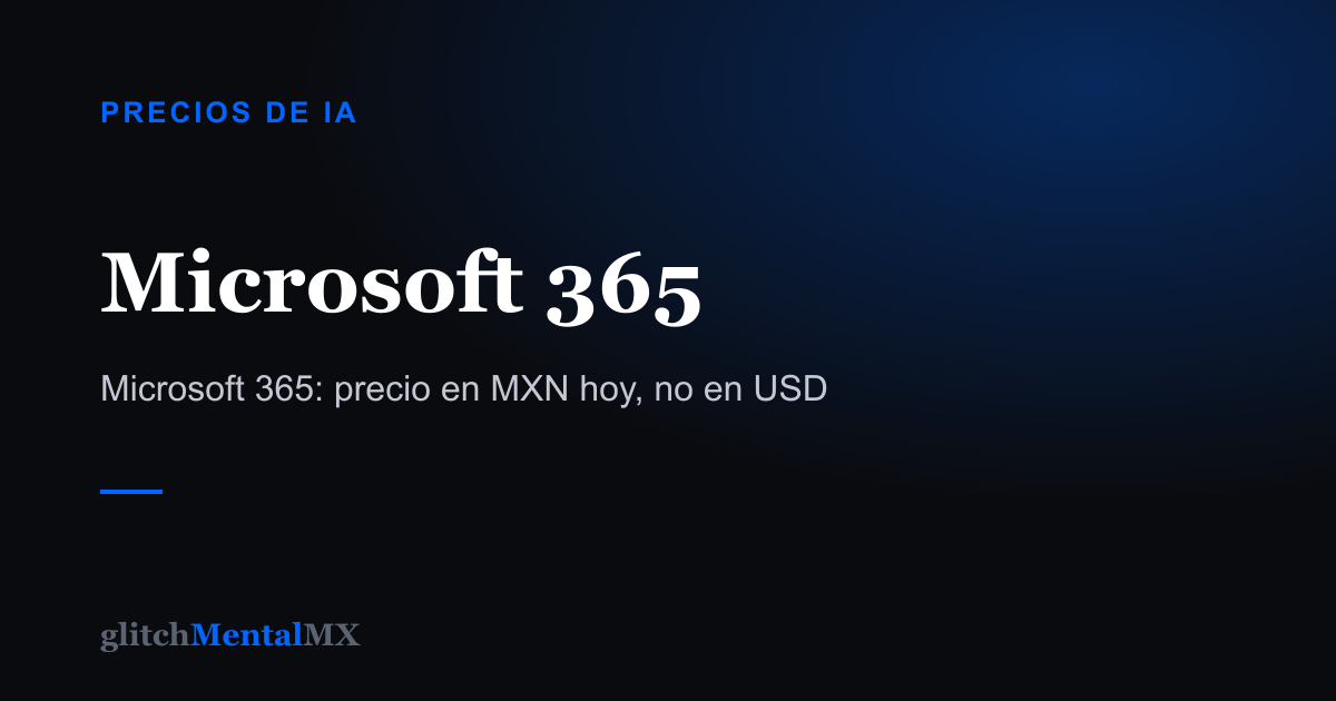 Microsoft 365 — Precios de IA