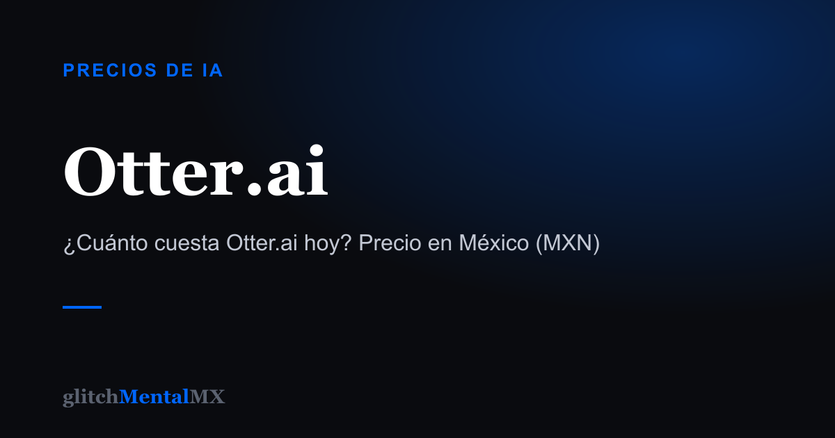 Otter.ai — Precios de IA