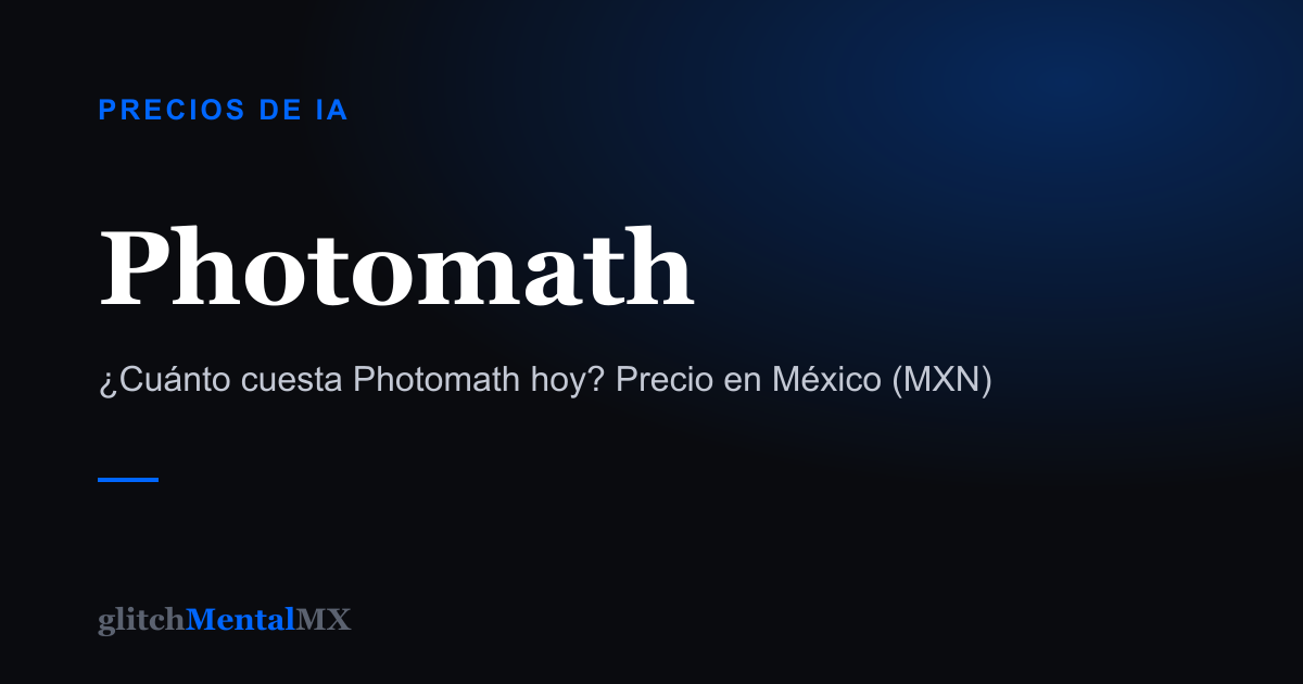 Photomath — Precios de IA