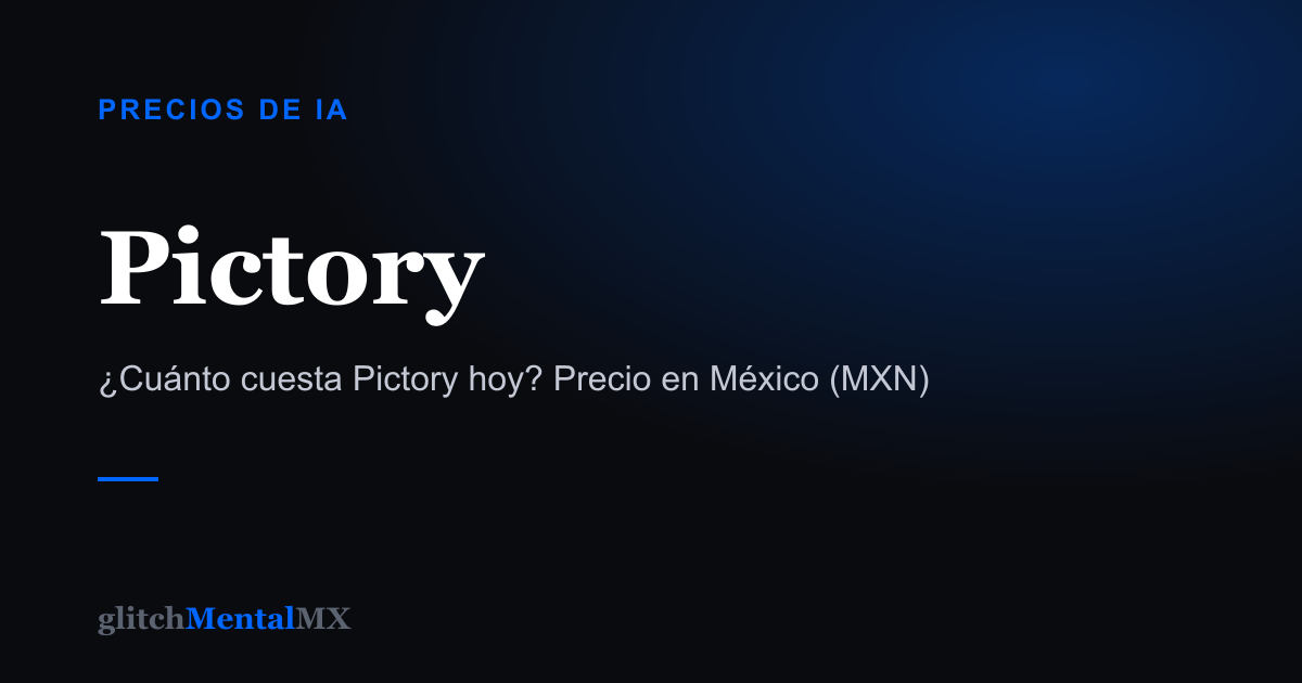 Pictory — Precios de IA
