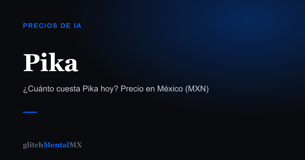 Pika — Precios de IA