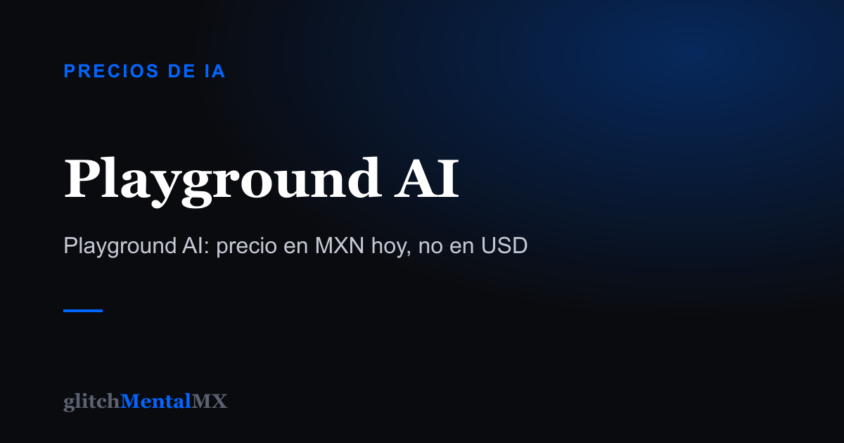 Playground AI — Precios de IA