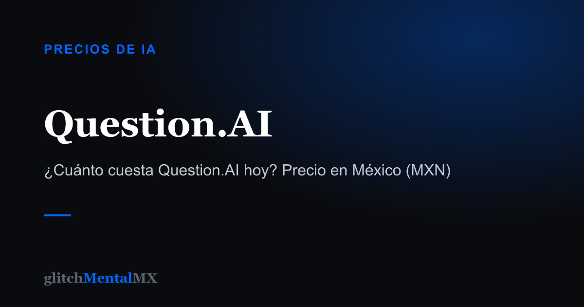 Question.AI — Precios de IA