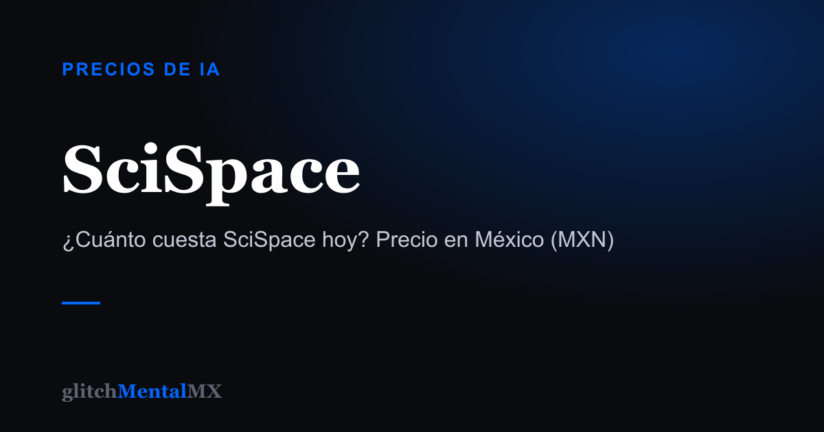 SciSpace — Precios de IA