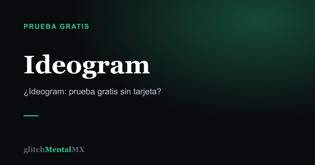 Ideogram — Prueba gratis sin tarjeta