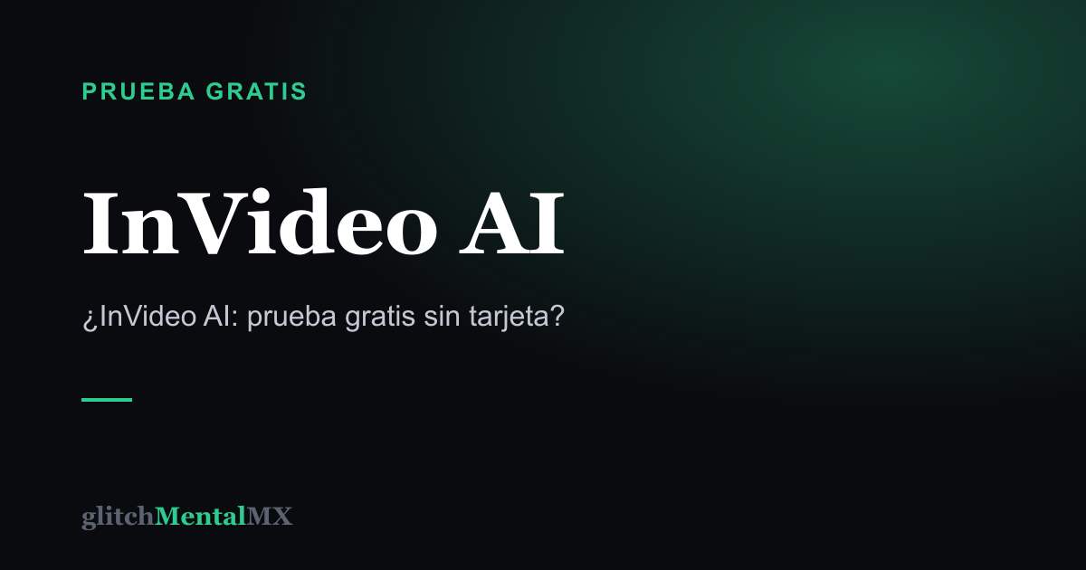 InVideo AI — Prueba gratis sin tarjeta