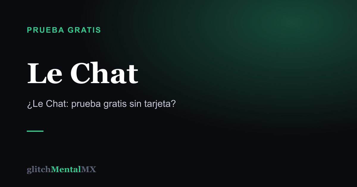Le Chat — Prueba gratis sin tarjeta
