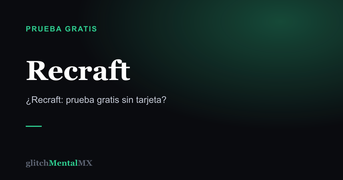 Recraft — Prueba gratis sin tarjeta