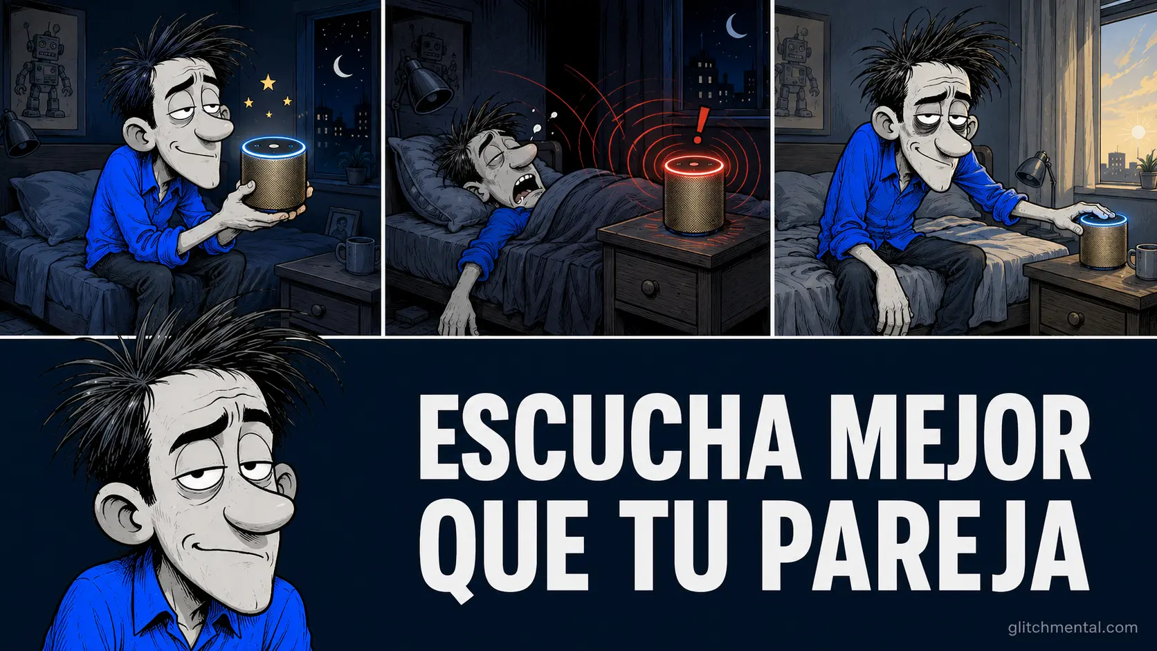 El asistente de voz de tu casa te escucha decir 'Alexa' hasta en sueños. Literal, hay reportes de activaciones nocturnas.