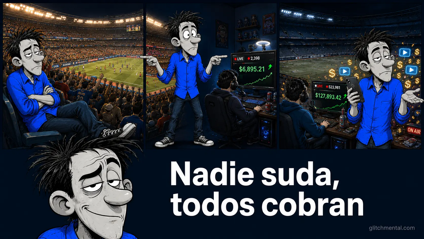 El streaming en vivo de videojuegos genera más ingresos publicitarios que muchas ligas deportivas tradicionales.