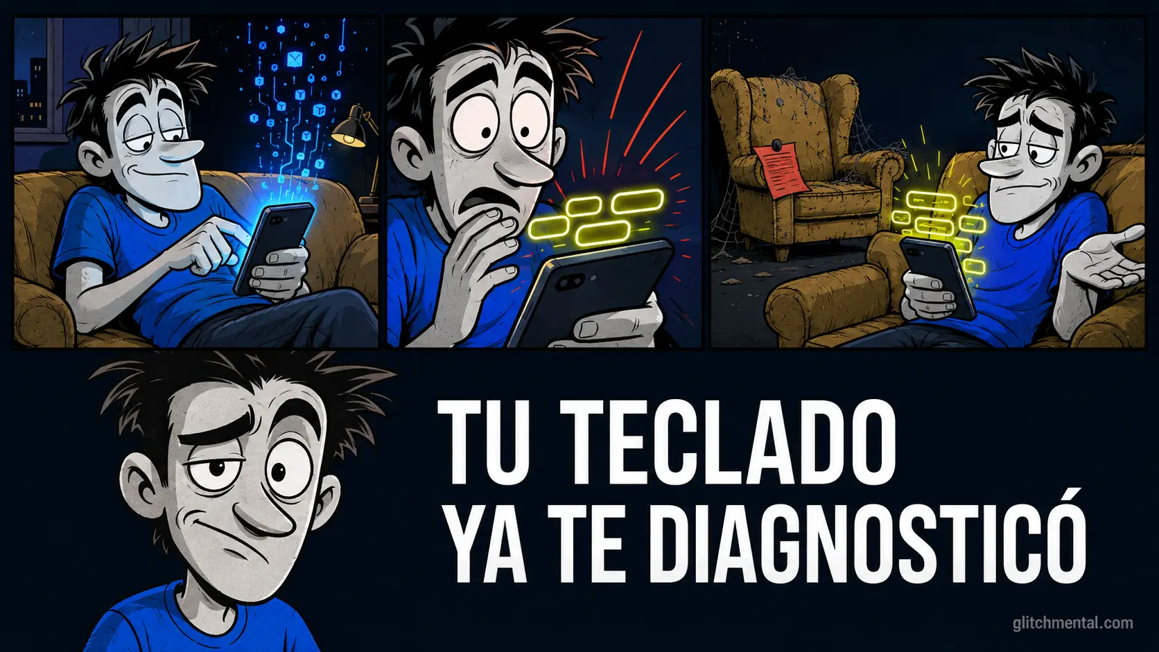 El texto predictivo de tu teléfono ya te conoce mejor que tu terapeuta. Y no cobra por sesión.